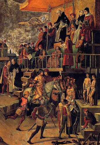 Pedro Berruguete Burning of the Heretics